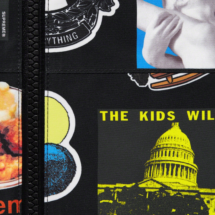 Supreme GORE-TEX Stickers Shell Jacket (SS21) - Black - $398