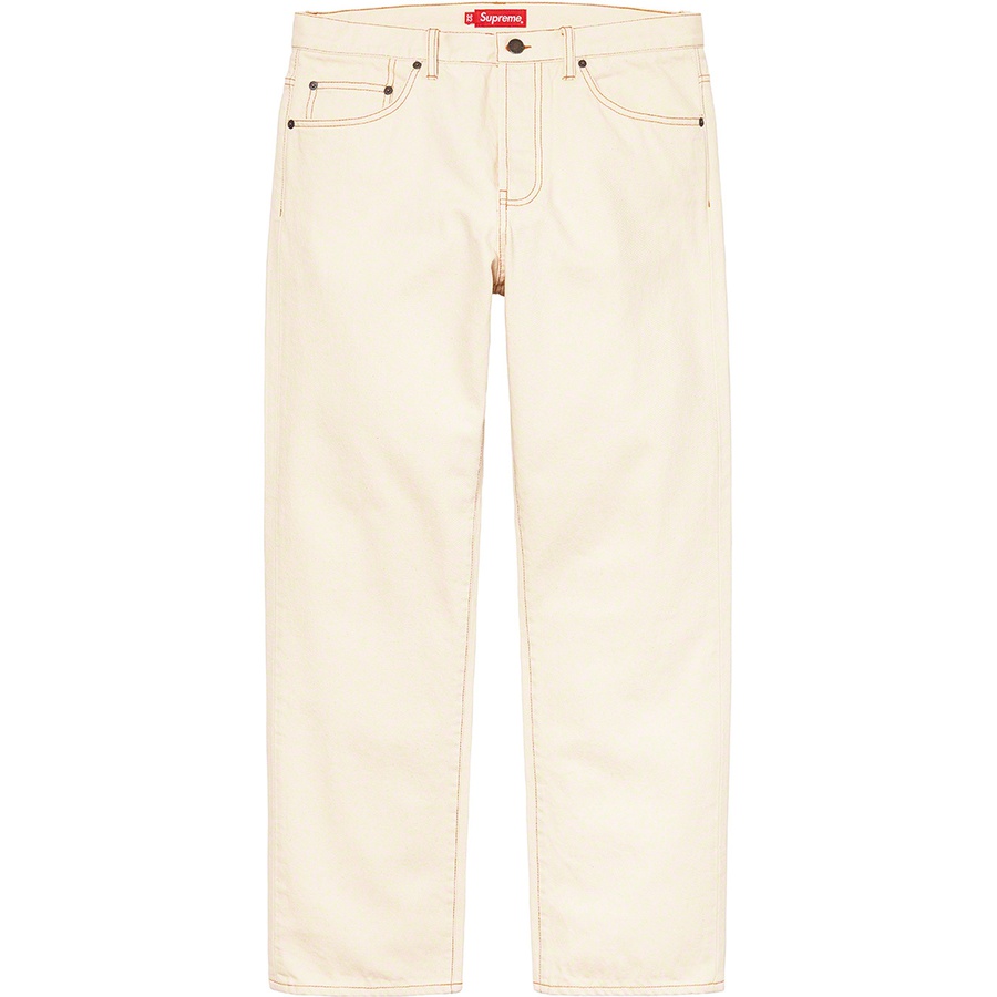 Supreme Regular Jean (SS21) - Natural - $148