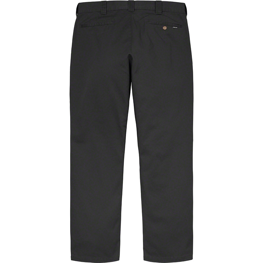 Supreme Work Pant (SS21) - Black - $118