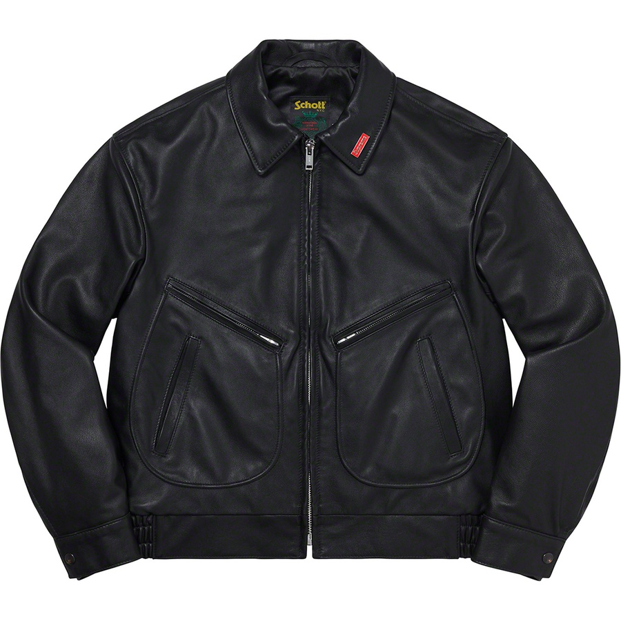 Supreme Supreme Schott Leather Work Jacket (SS21) - Black - $698