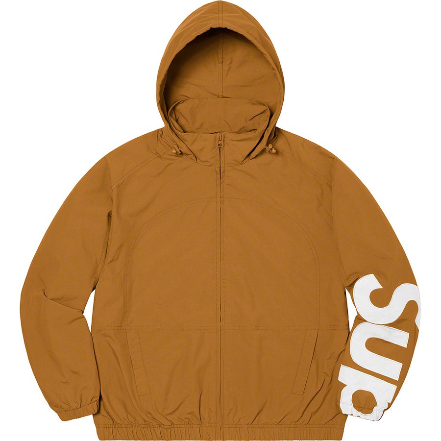 Supreme Spellout Track Jacket (SS21) - Dark Gold - $168