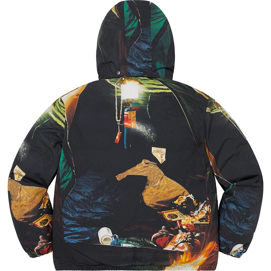 Supreme Firecracker Down Jacket (SS21) - Firecracker - $378