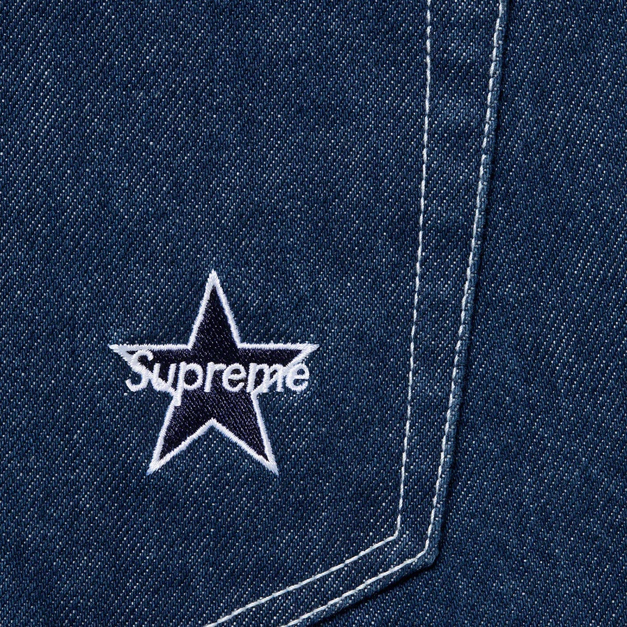 Supreme Regular Jean (SS21) - Rinsed Blue - $148
