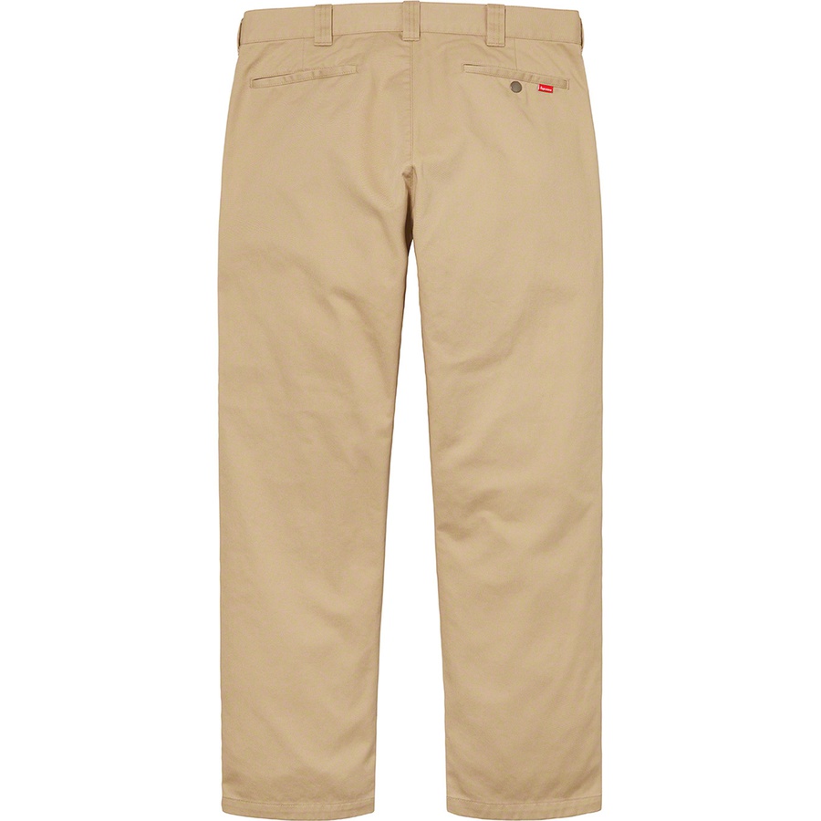 Supreme Work Pant (SS21) - Khaki - $118