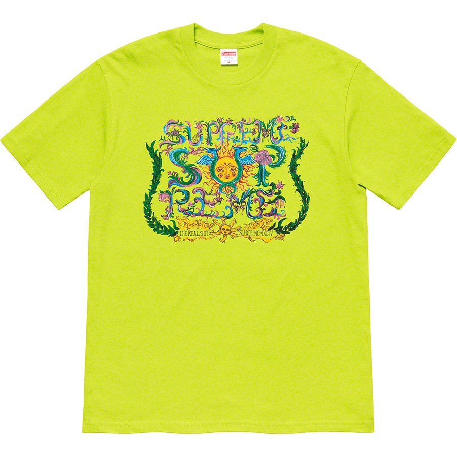 Supreme Crest Tee (SS21) - Bright Green - $38