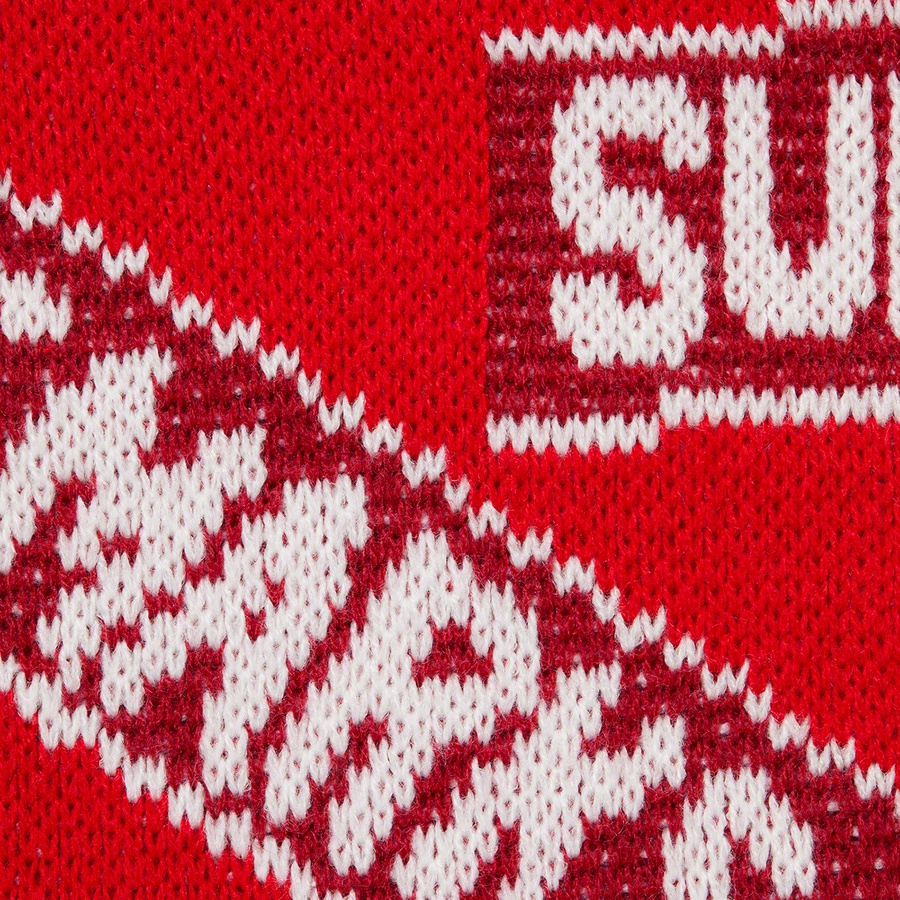Supreme Street Signs Sweater (SS21) - Red - $158