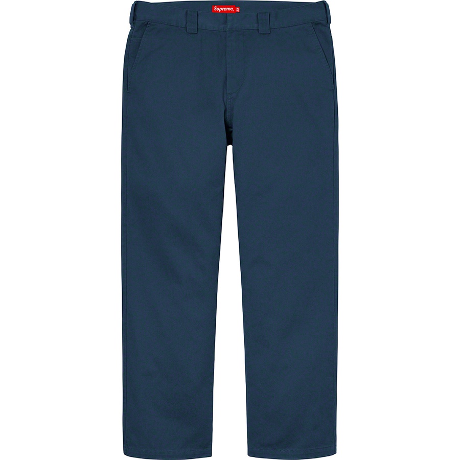 Supreme Work Pant (SS21) - Light Navy - $118