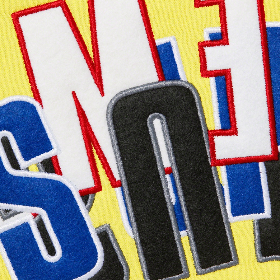 Supreme Stacked Crewneck (SS21) - Light Lemon - $158