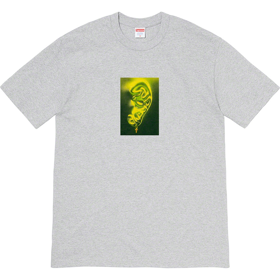 Supreme Ear Tee (SS21) - Heather Grey - $38