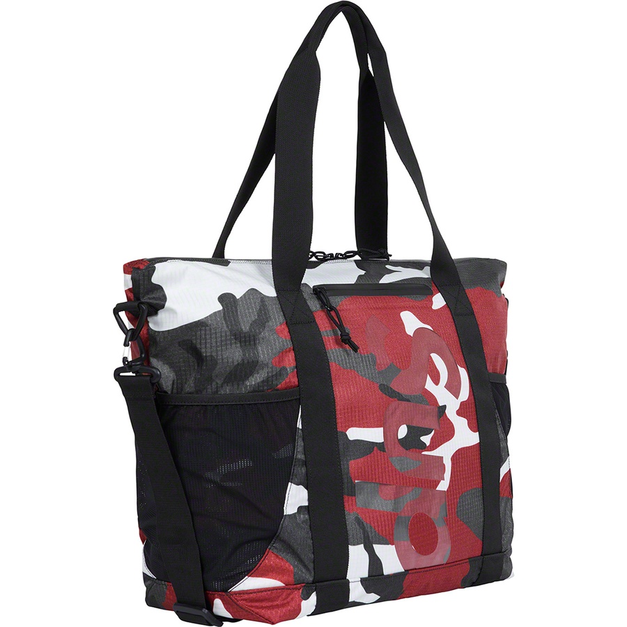 Supreme Zip Tote (SS21) - Red Camo - $118