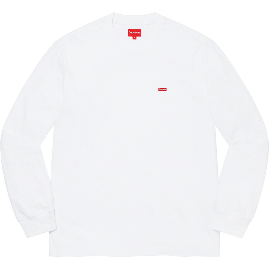 Supreme Small Box L S Tee (SS21) - White - $68