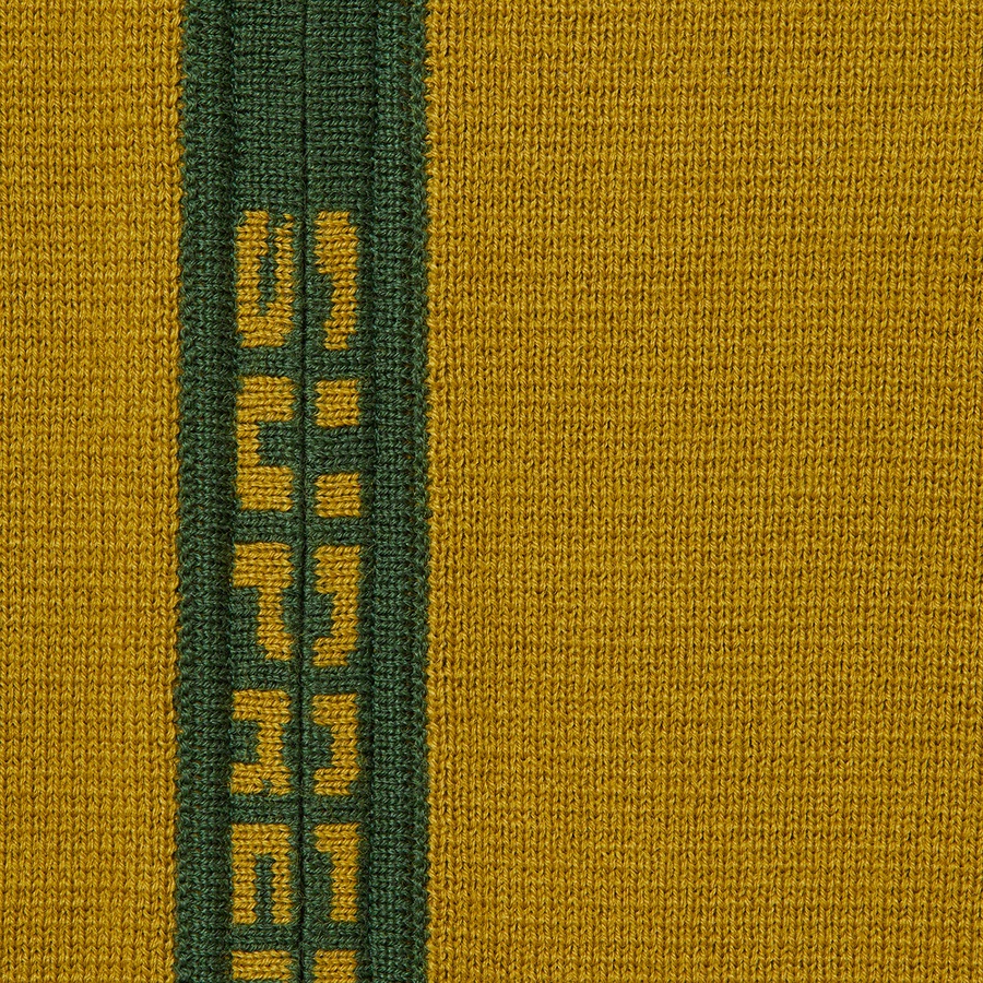 Supreme Logo Trim Zip Up Cardigan (SS21) - Olive - $168