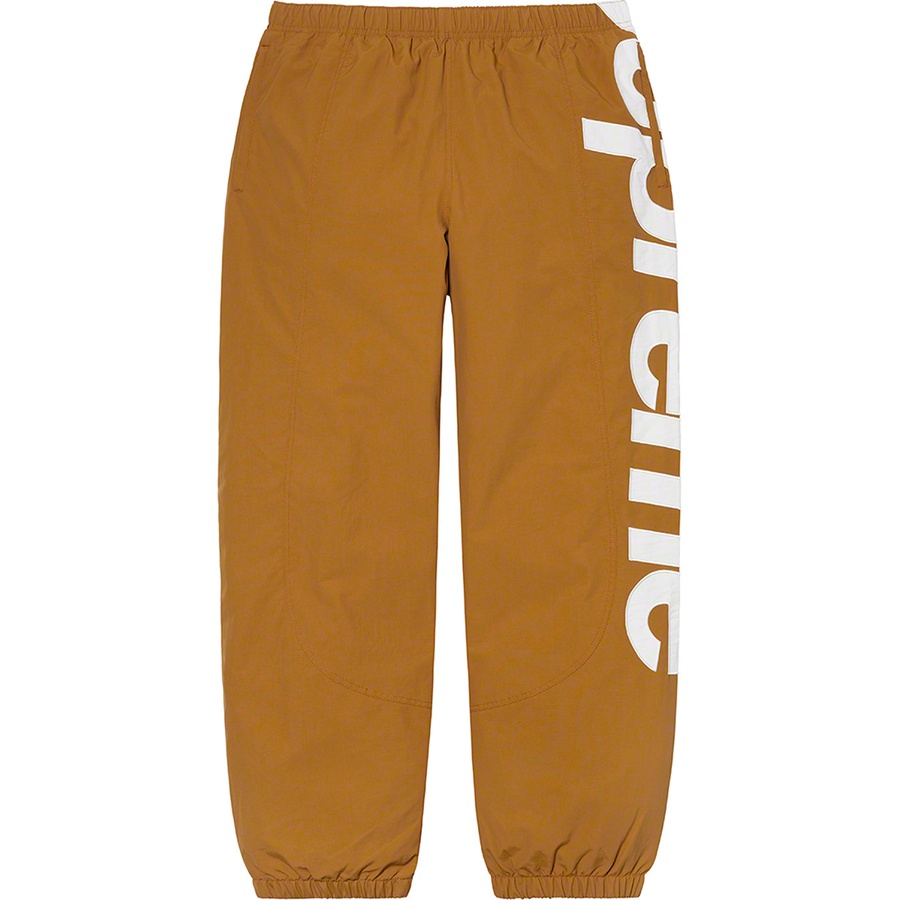 Supreme Spellout Track Pant (SS21) - Dark Gold - $138