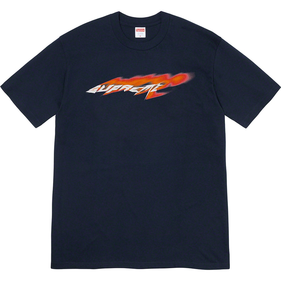 Supreme Wind Tee (SS21) - Navy - $38