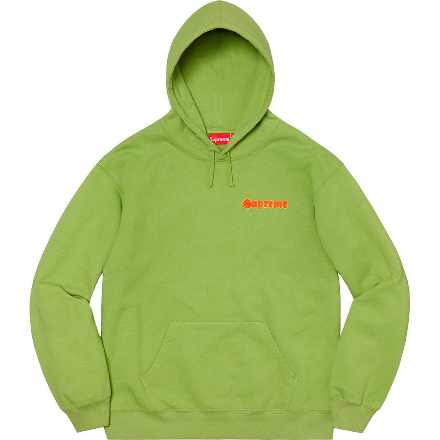 Supreme Supreme Love Hooded Sweatshirt (SS21) - Lime  - $168