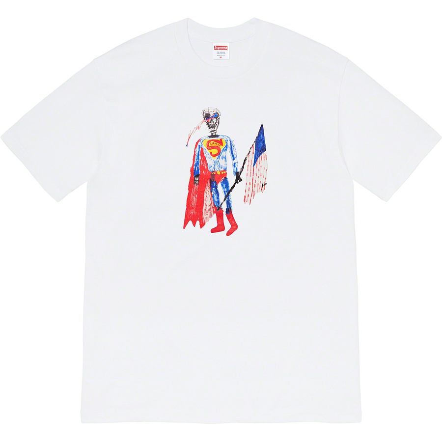Supreme Skeleton Tee (SS21) - White - $38