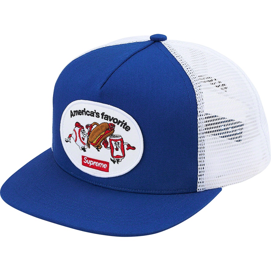 Supreme America's Favorite Mesh Back 5-Panel (SS21) - Royal - $48