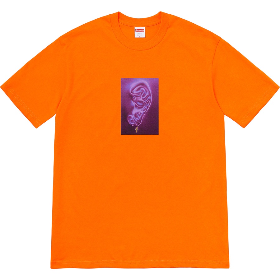 Supreme Ear Tee (SS21) - Orange - $38