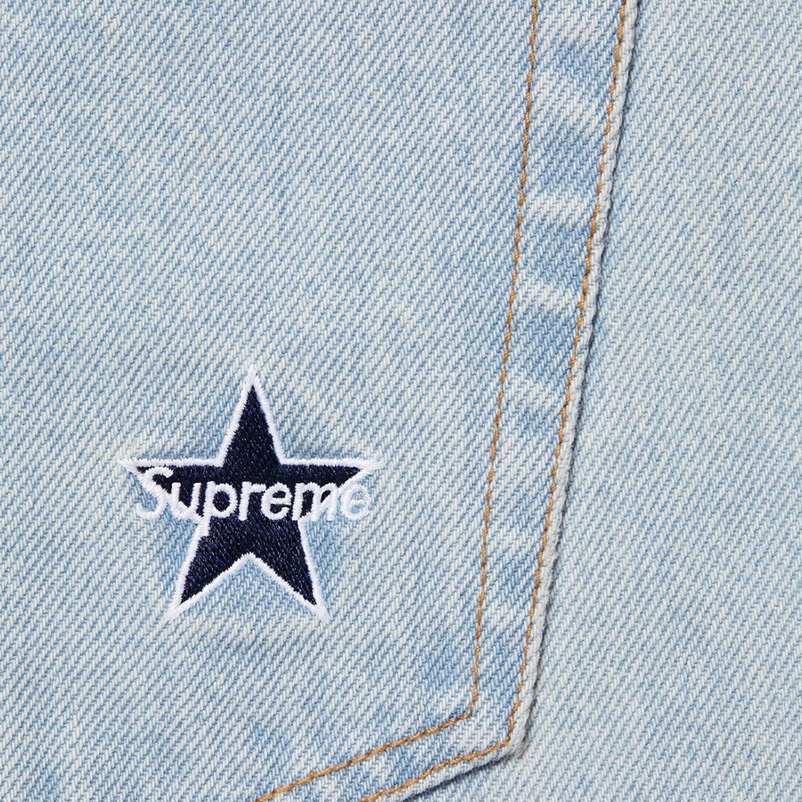 Supreme Regular Jean (SS21) - Washed Blue - $148