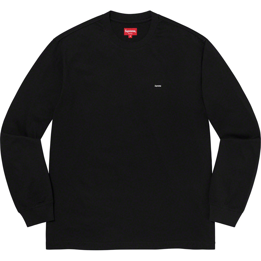 Supreme Small Box L S Tee (SS21) - Black - $68