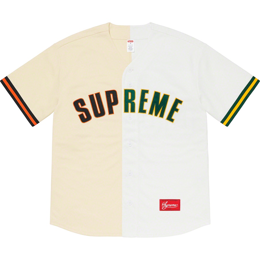 Supreme Don't Hate Baseball Jersey (SS21) - Natural - $138