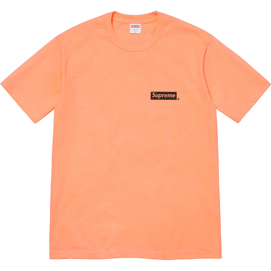 Supreme Spiral Tee (SS21) - Peach - $38