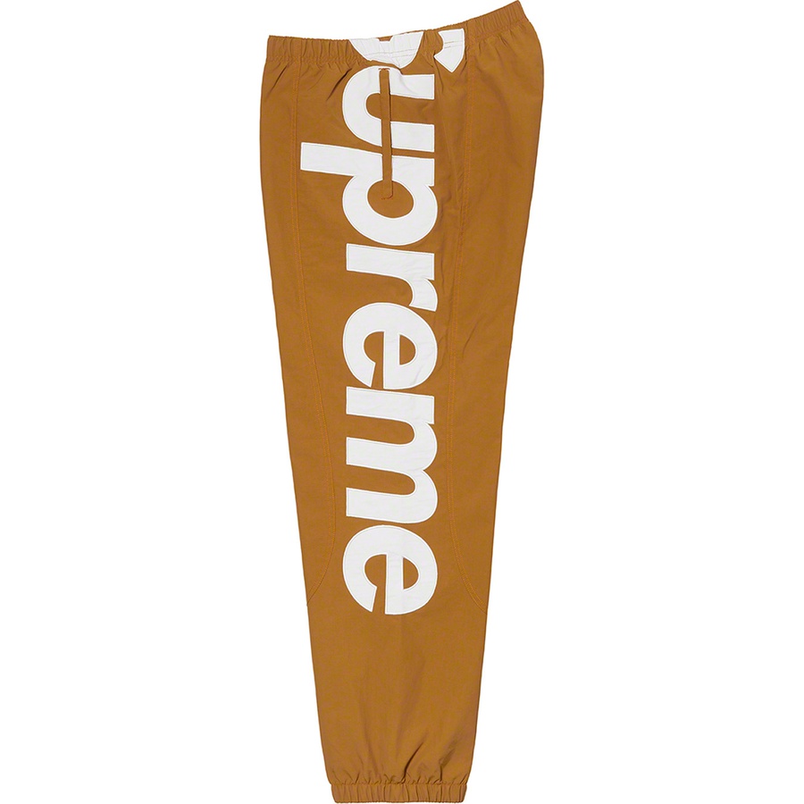 Supreme Spellout Track Pant (SS21) - Dark Gold - $138
