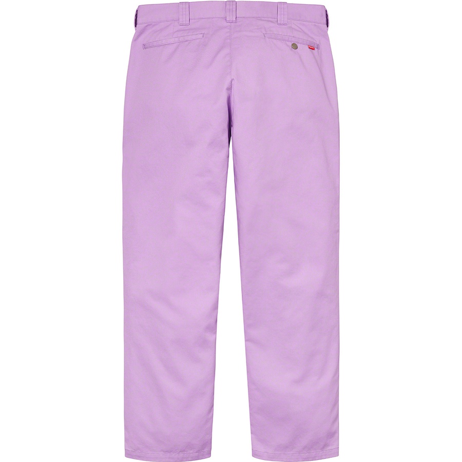 Supreme Work Pant (SS21) - Pale Purple - $118