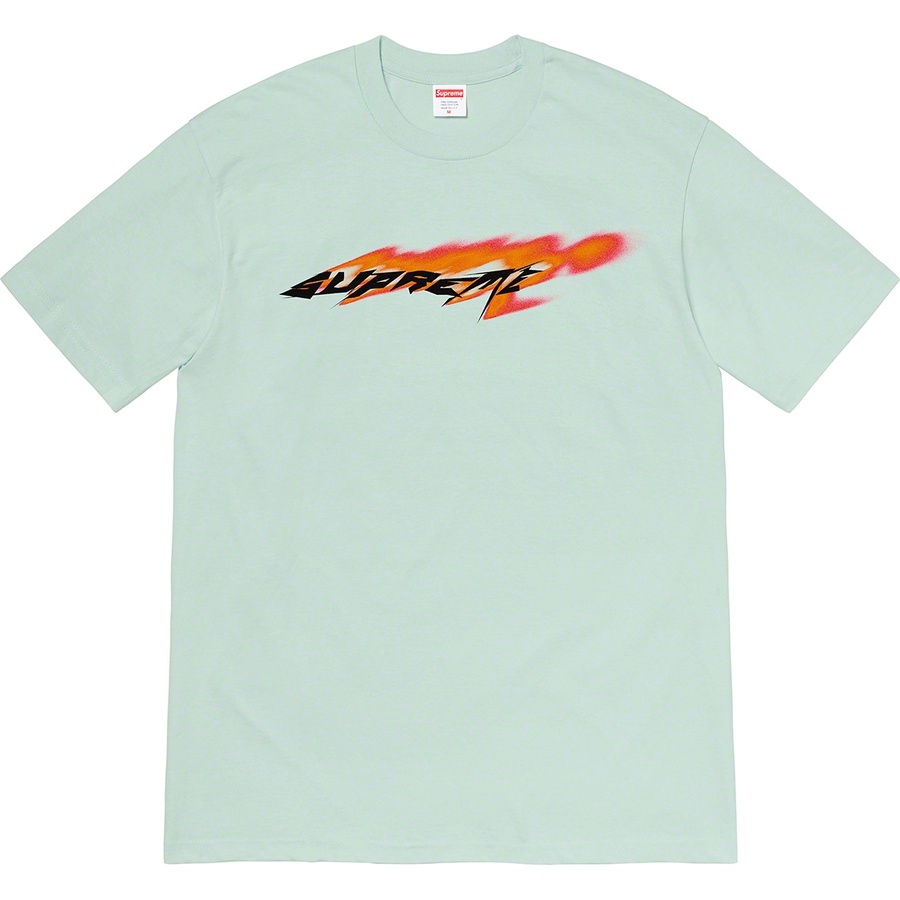 Supreme Wind Tee (SS21) - Pale Aqua - $38