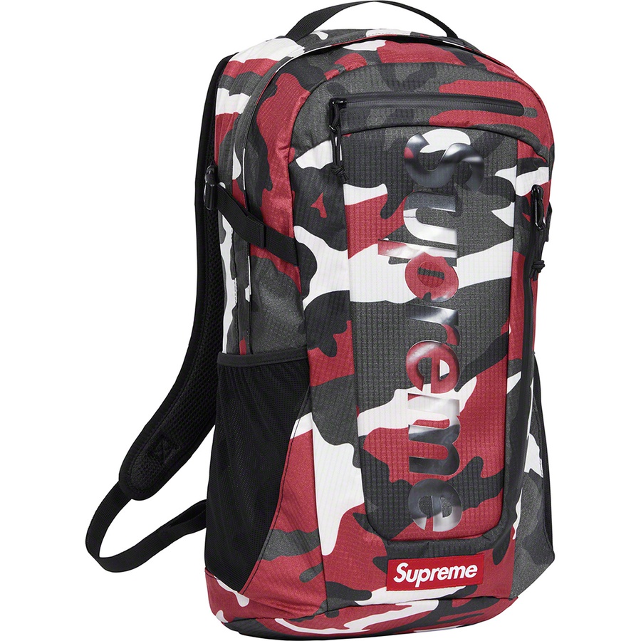 Supreme Backpack (SS21) - Red Camo - $148