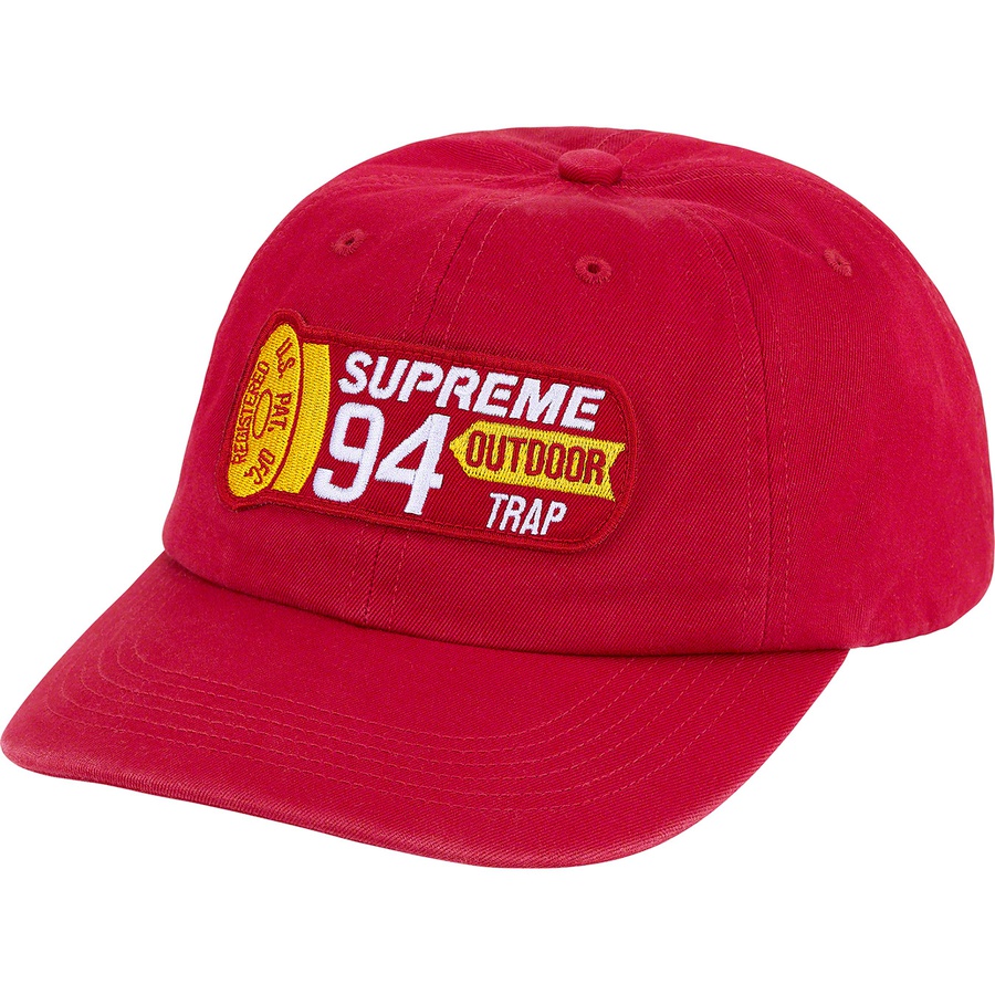 Supreme Shell Patch 6-Panel (SS21) - Red - $48