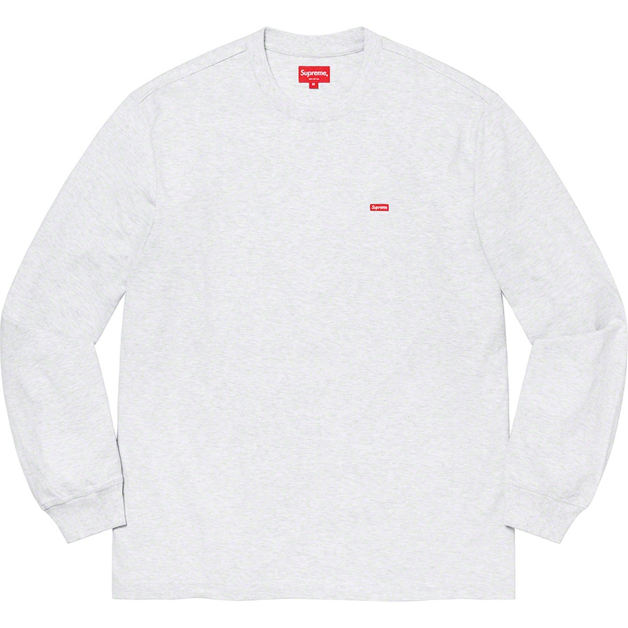 Supreme Small Box L S Tee (SS21) - Ash Grey - $68