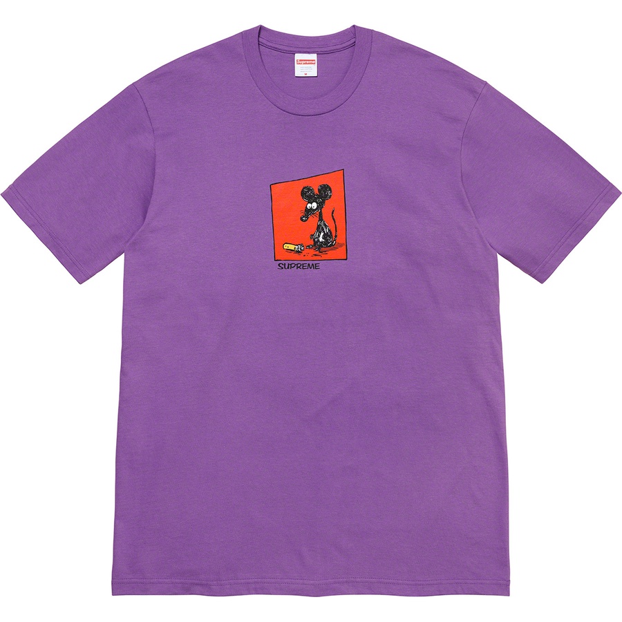 Supreme Mouse Tee (SS21) - Purple - $38
