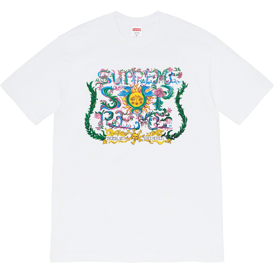 Supreme Crest Tee (SS21) - White - $38
