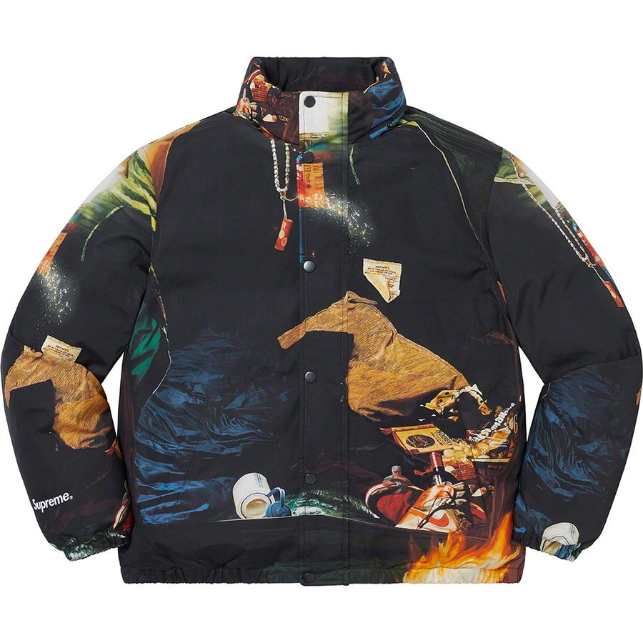 Supreme Firecracker Down Jacket (SS21) - Firecracker - $378