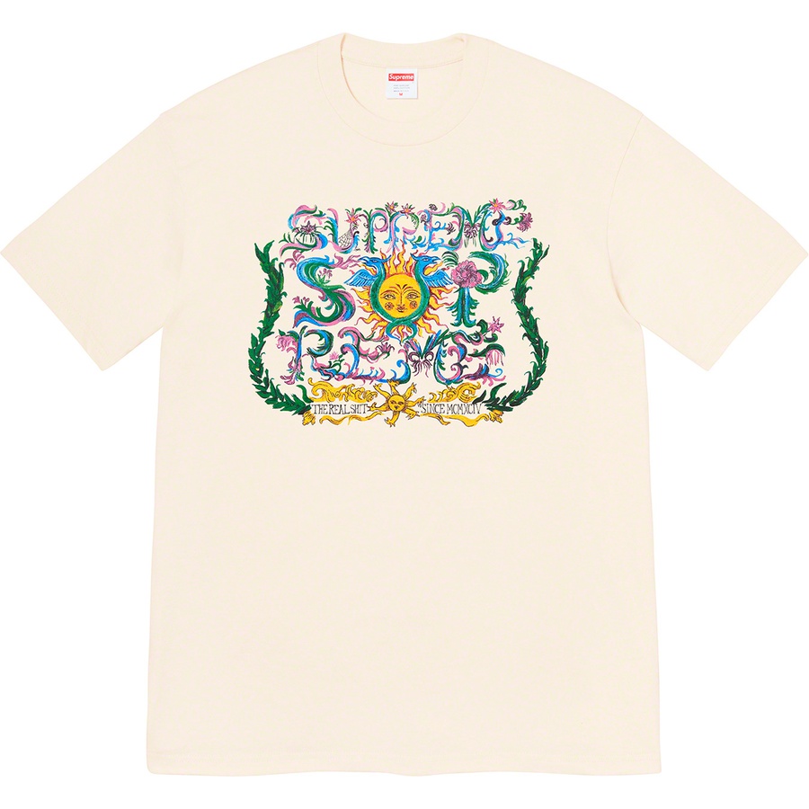 Supreme Crest Tee (SS21) - Natural - $38