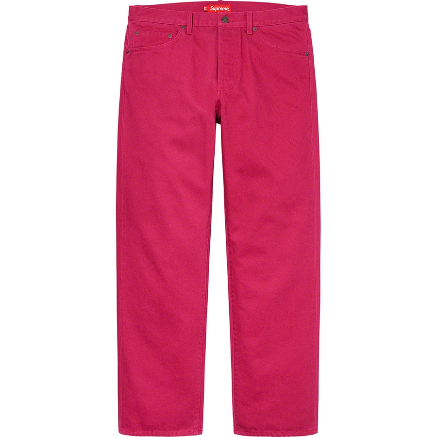 Supreme Regular Jean (SS21) - Magenta - $148