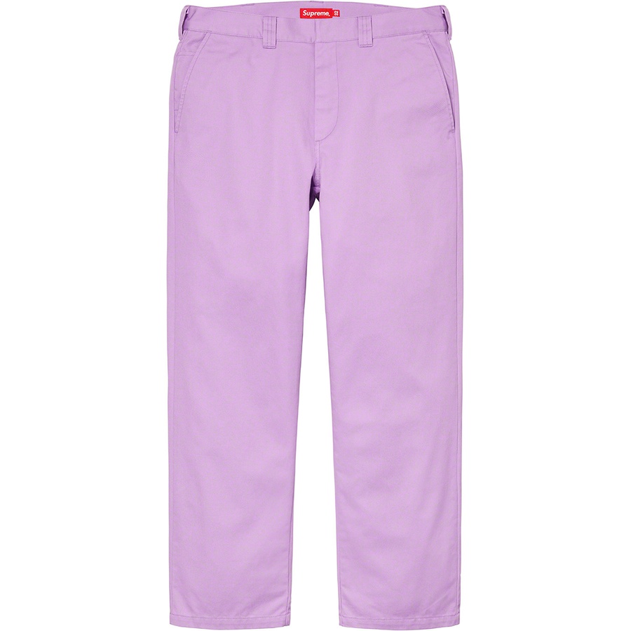 Supreme Work Pant (SS21) - Pale Purple - $118