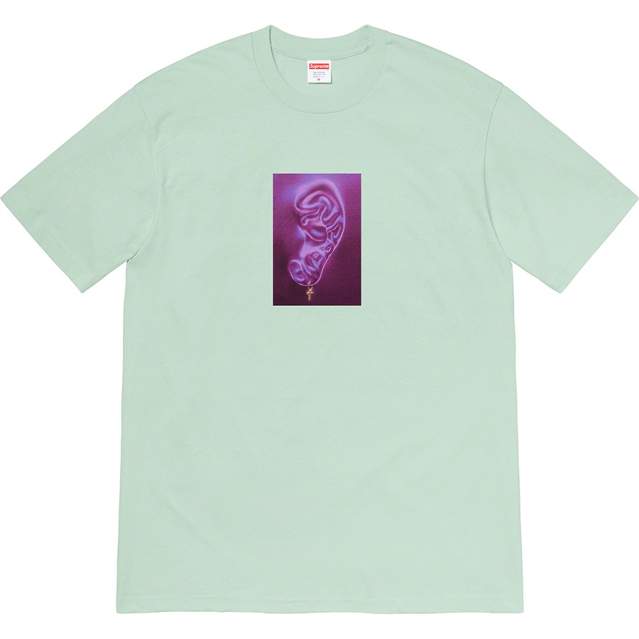Supreme Ear Tee (SS21) - Pale Aqua - $38