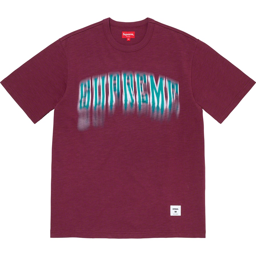 Supreme Blurred Arc S S Top (SS21) - Plum - $78