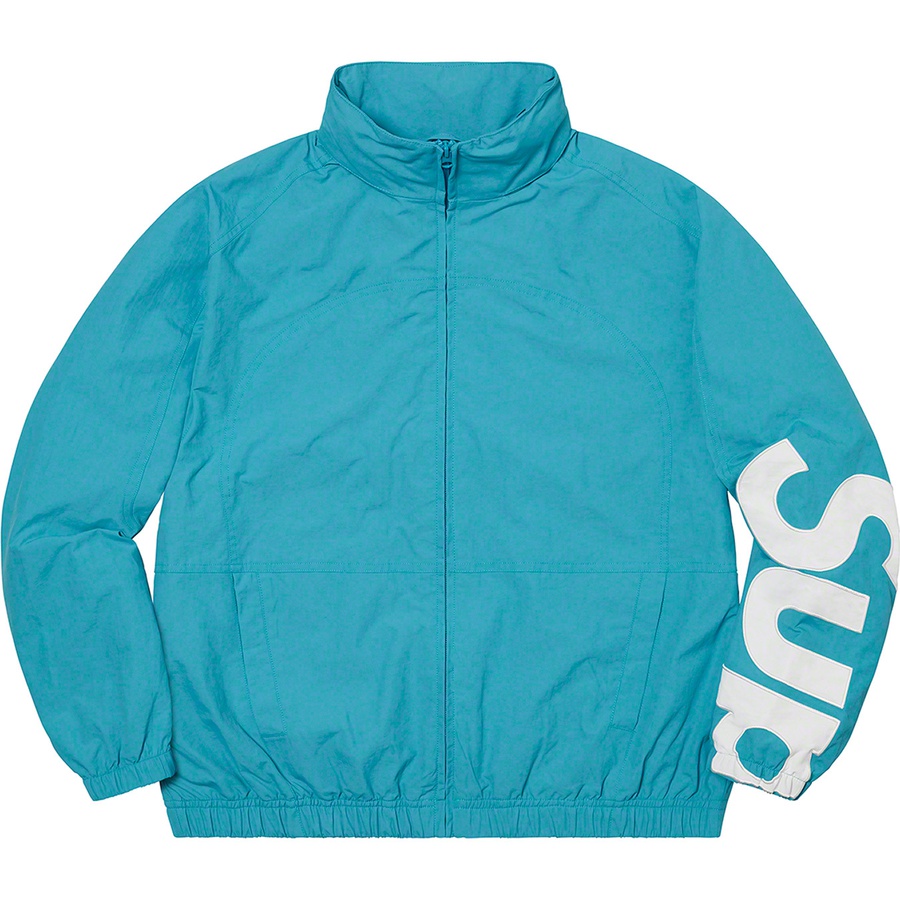 Supreme Spellout Track Jacket (SS21) - Aqua - $168