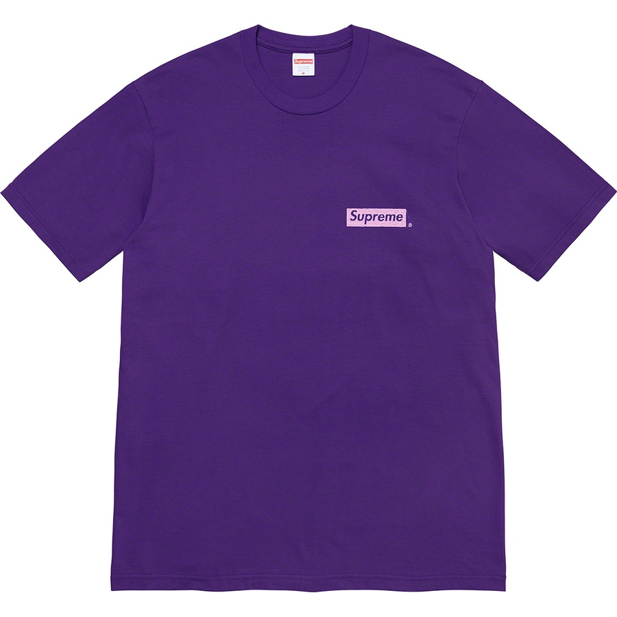 Supreme Spiral Tee (SS21) - Purple - $38