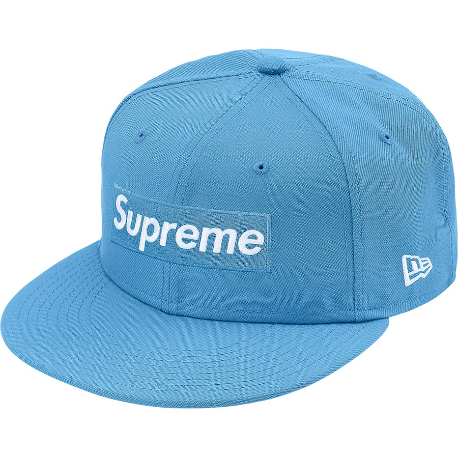 Supreme Champions Box Logo New Era (SS21) - Bright Blue - $48