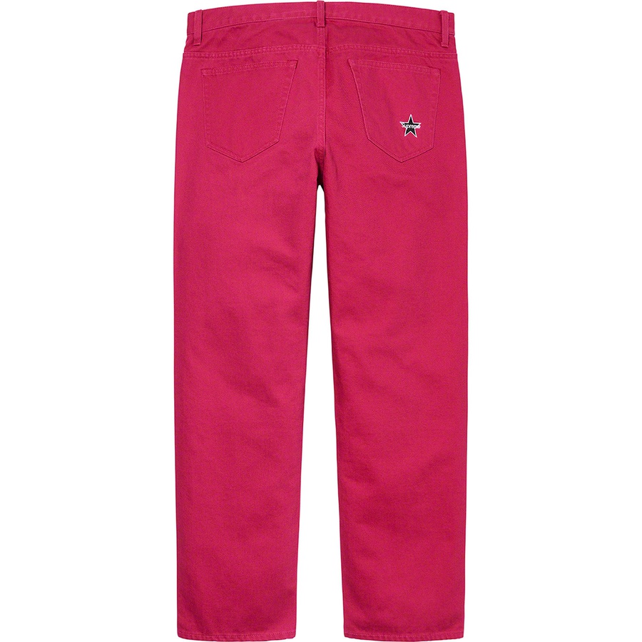 Supreme Regular Jean (SS21) - Magenta - $148