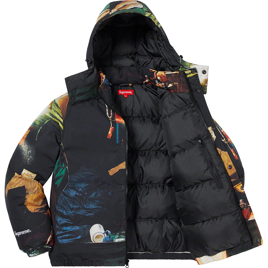 Supreme Firecracker Down Jacket (SS21) - Firecracker - $378
