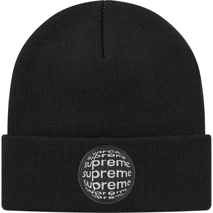 Supreme Lenticular Patch Beanie (SS21) - Black - $38