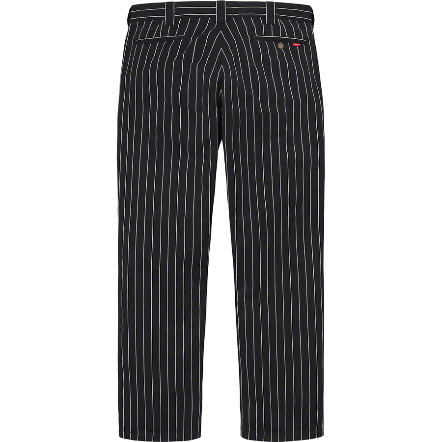 Supreme Work Pant (SS21) - Black Stripe - $118