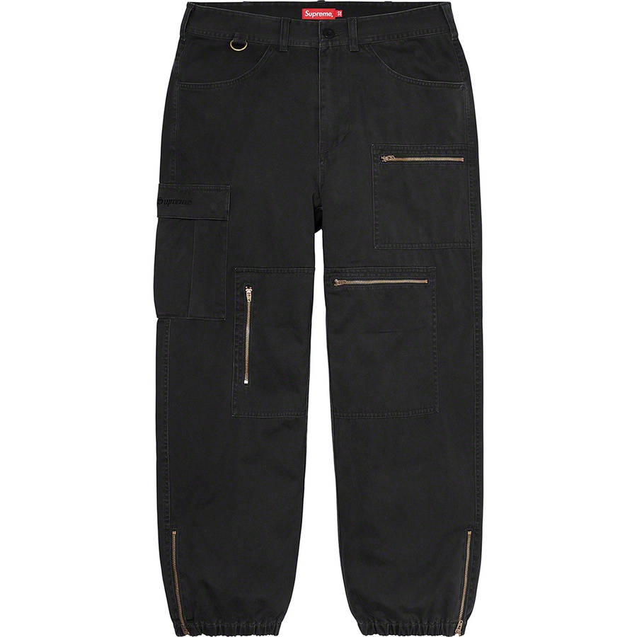 Supreme Cargo Flight Pant (SS21) - Black - $168
