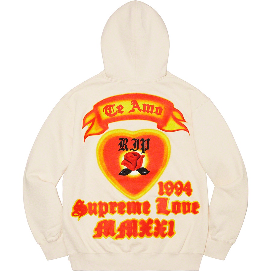 Supreme Supreme Love Hooded Sweatshirt (SS21) - Natural - $168