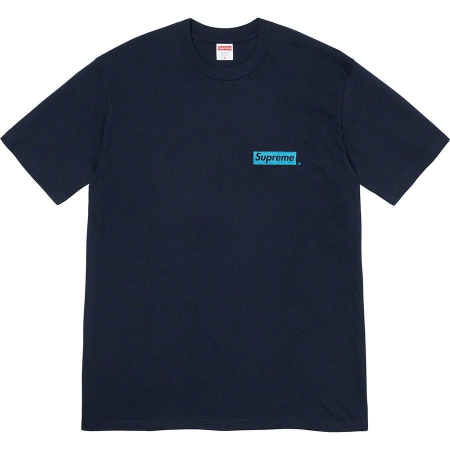 Supreme Spiral Tee (SS21) - Navy - $38